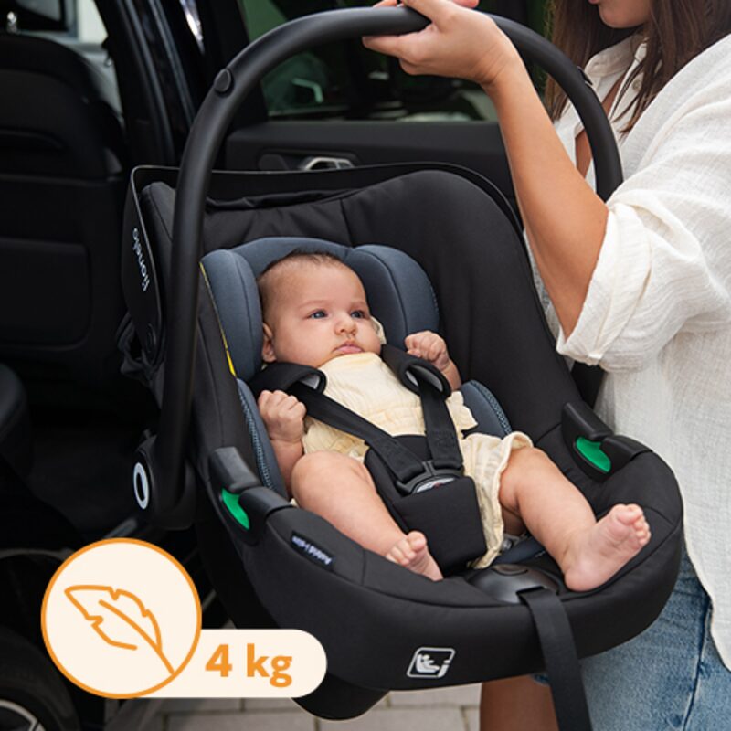 Lionelo Astrid i-Size — nízká hmotnost 4 kg, ergonomická rukojeť