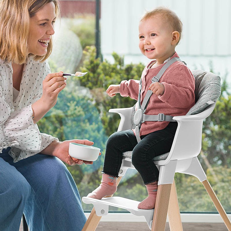 Stokke Clikk High Chair ergonomiczne krzesełko dla dzieci Black Natural