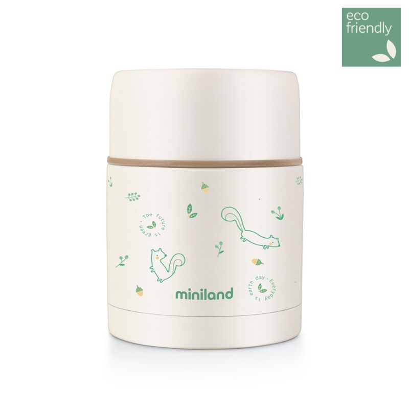 Miniland Natur Food Thermy Chip 600 ml Eco Friendly Veverka — termoska na jídlo