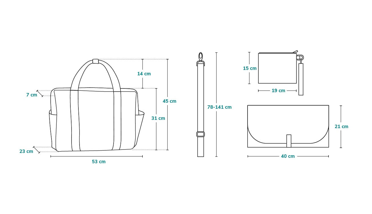 Lionelo Ida pushchair bag dimensions
