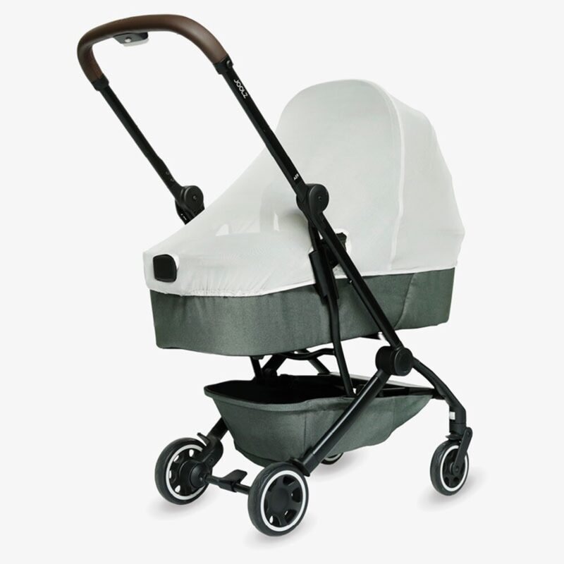 Joolz Aer carrycot mosquito net — protecting baby from insects during a walk