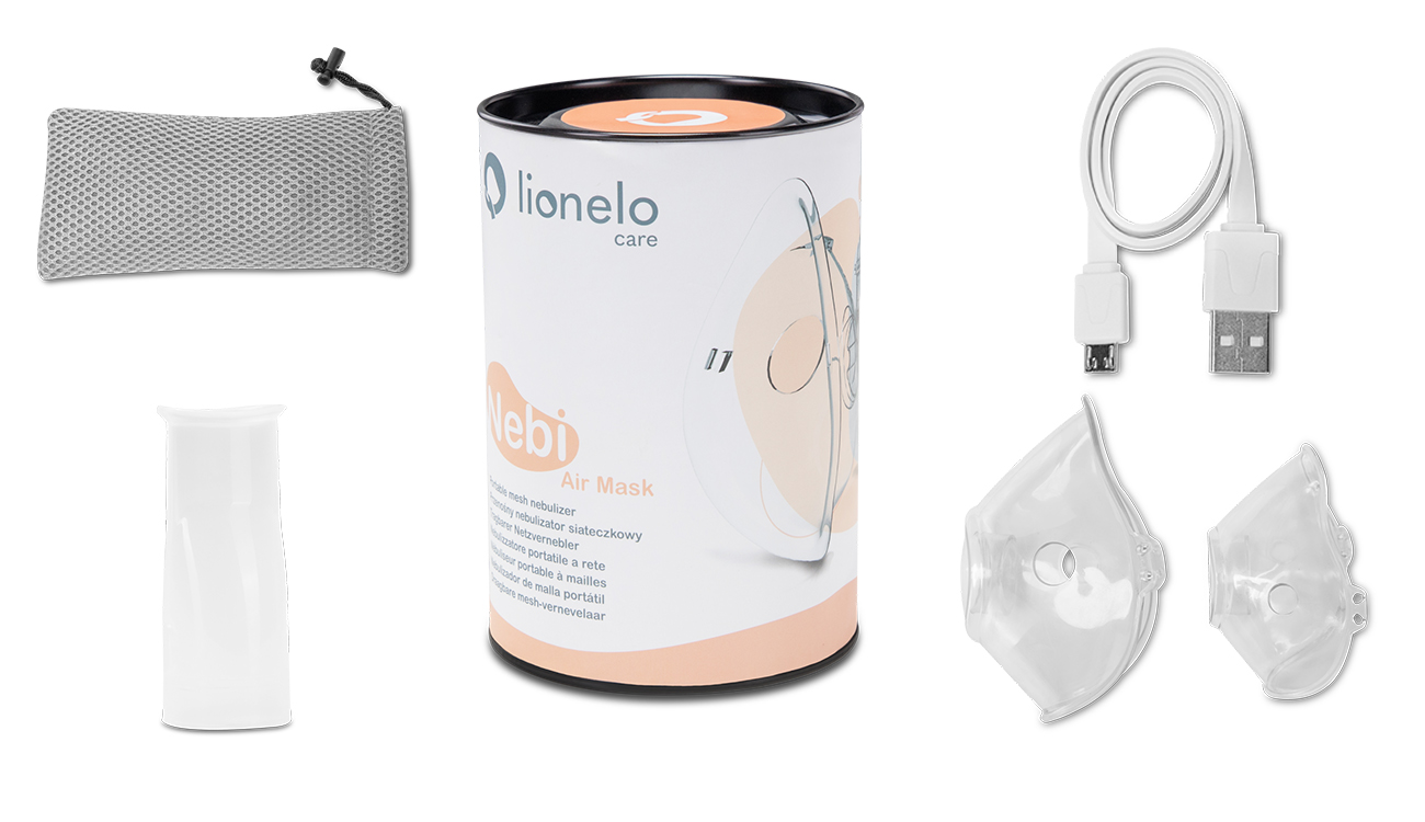 Comfort and accessories of the Lionelo Nebi Air Mask
