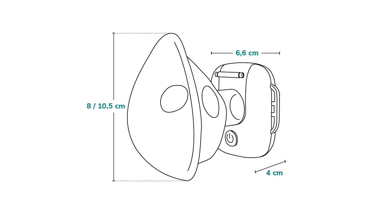 Lionelo Nebi Air Mask technical specifications