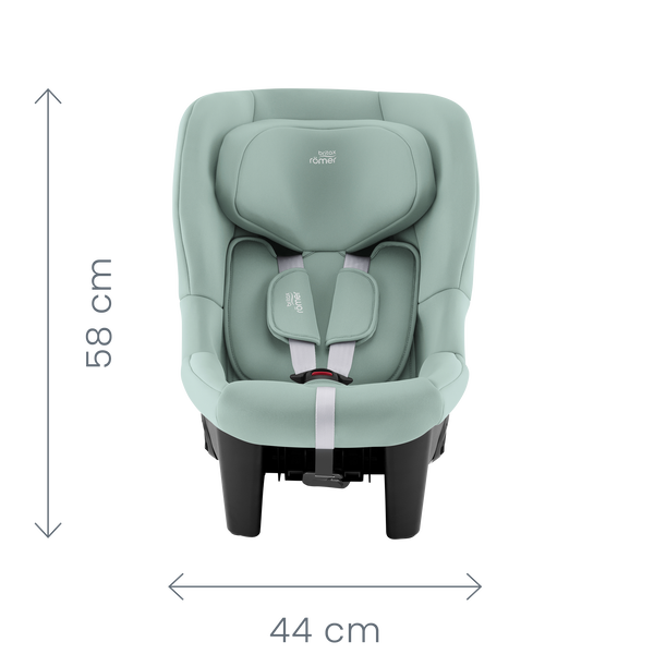 Rozměry autosedačky Britax Romer Max-Safe Pro z boku