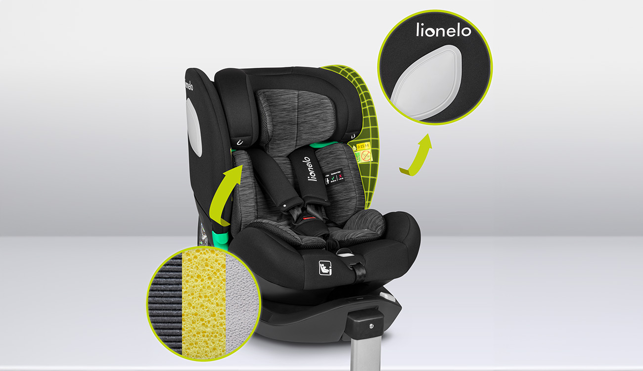 Komfort autosedačky Lionelo Astrid i-Size