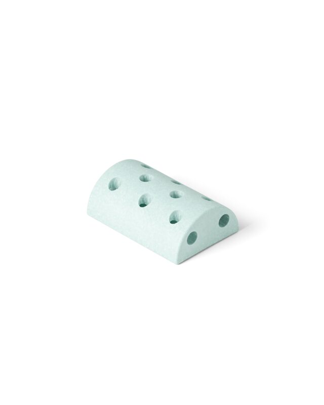 MODU Block Round Ocean Mint — kulatý pěnový blok s otvory pro spojky