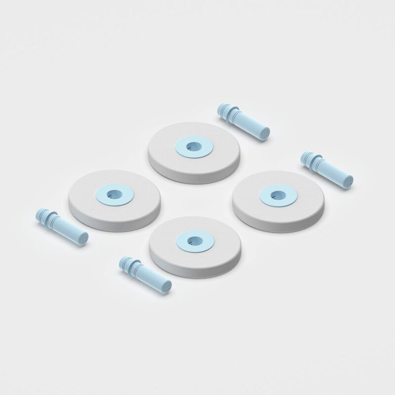 MODU Foam Wheels modré — velká pěnová kola EVA ke kostkám MODU