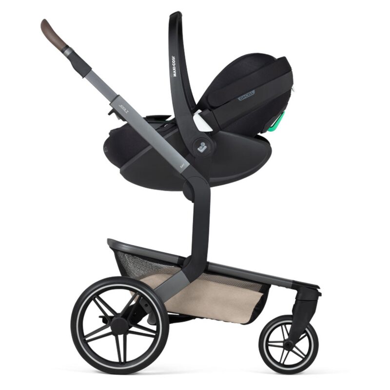 Joolz Day 5 car seat adapters — mounted on pushchair frame