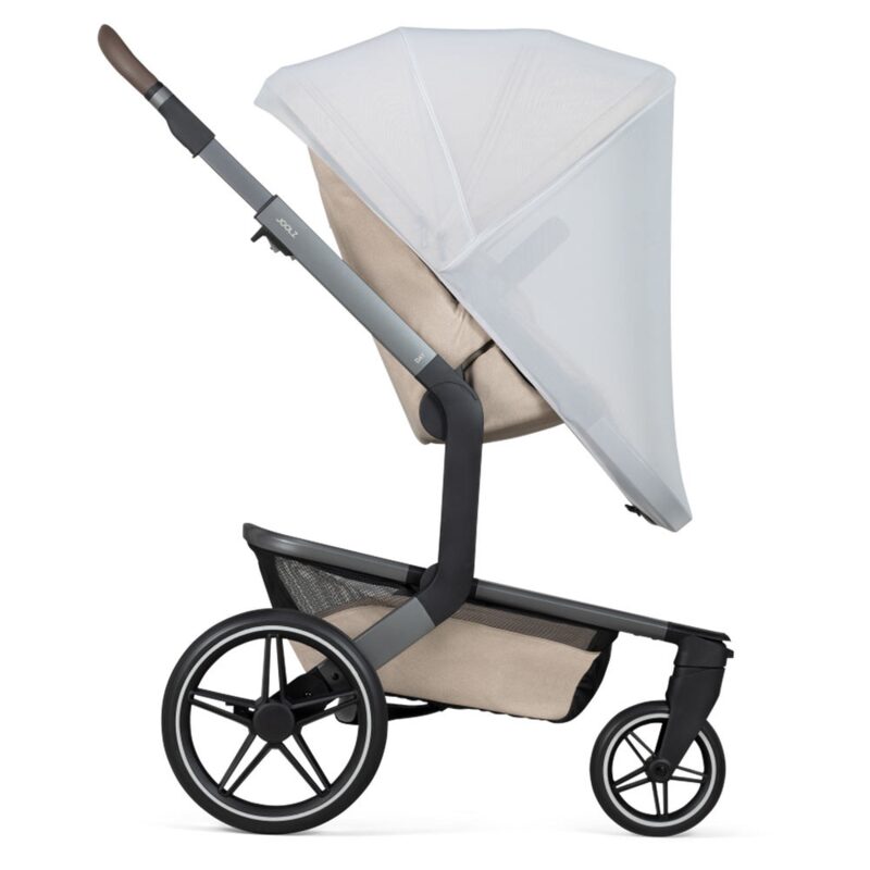 Joolz mosquito net on carrycot — protecting newborn from insects