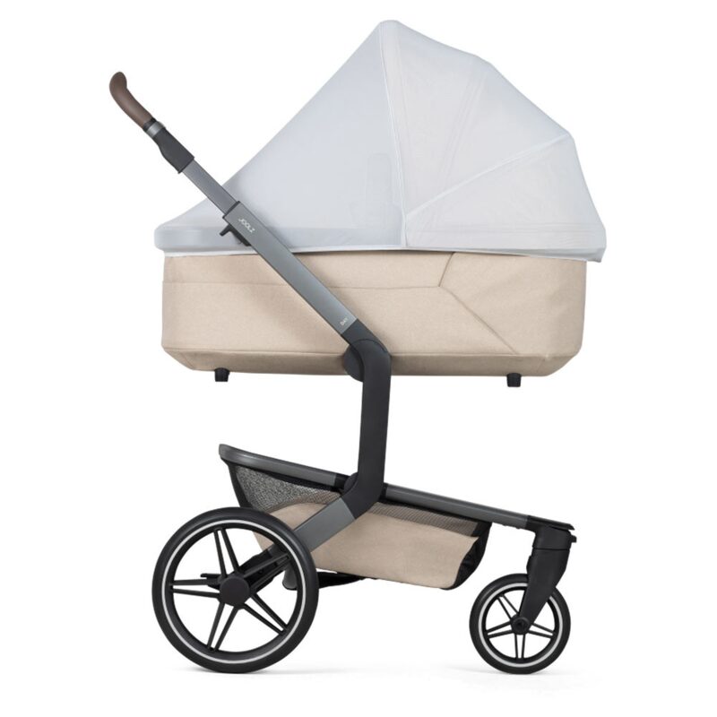 Joolz mosquito net — side view, full pushchair coverage