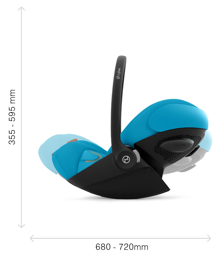 Polohy vleže autosedačky Cybex Cloud G i-Size