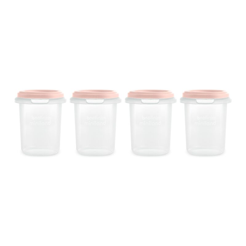 Miniland Dolce 4 x 250 ml Candy — graduated scale and lid