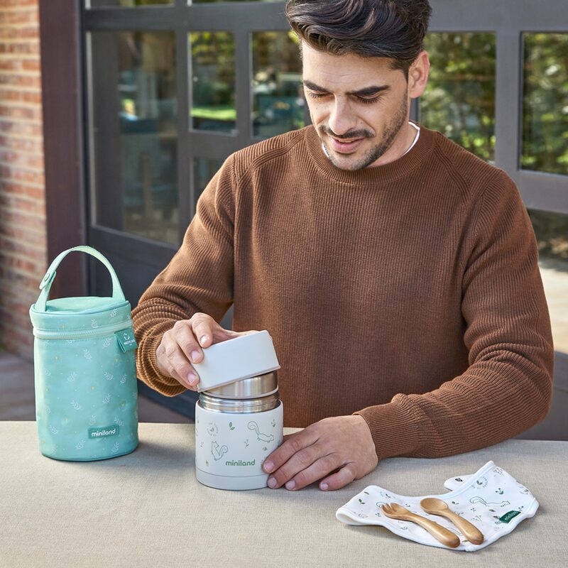 Miniland ECO-friendly 700ml mátový - materiál z recyklace