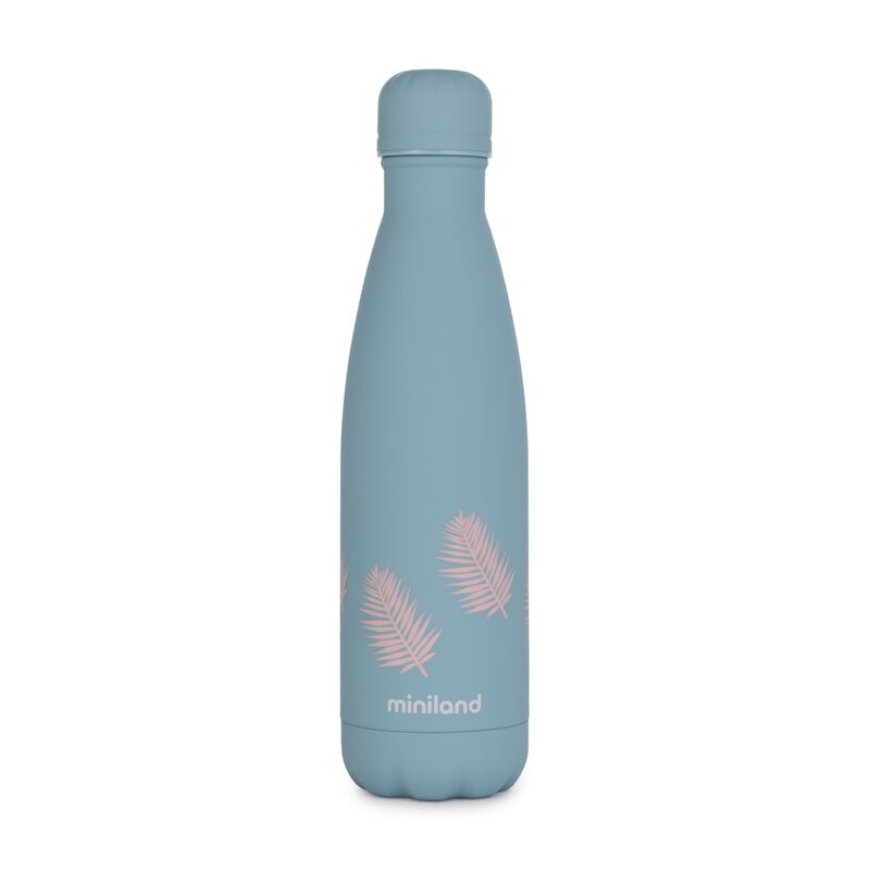 Miniland termoska lahev Terra 500ml Palmy — pohled na produkt s motivem palmových listů