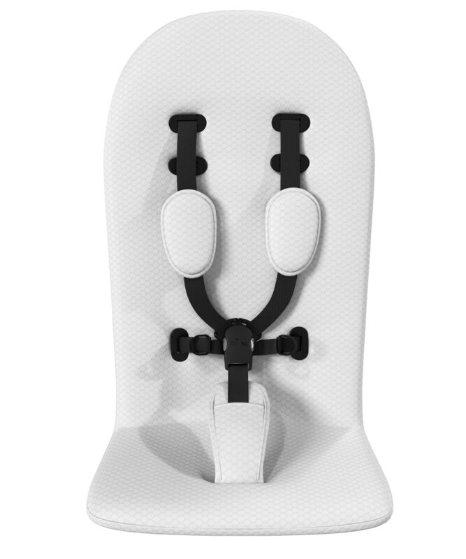 Mima Xari Max Seat Pad Stone White breathable fabric