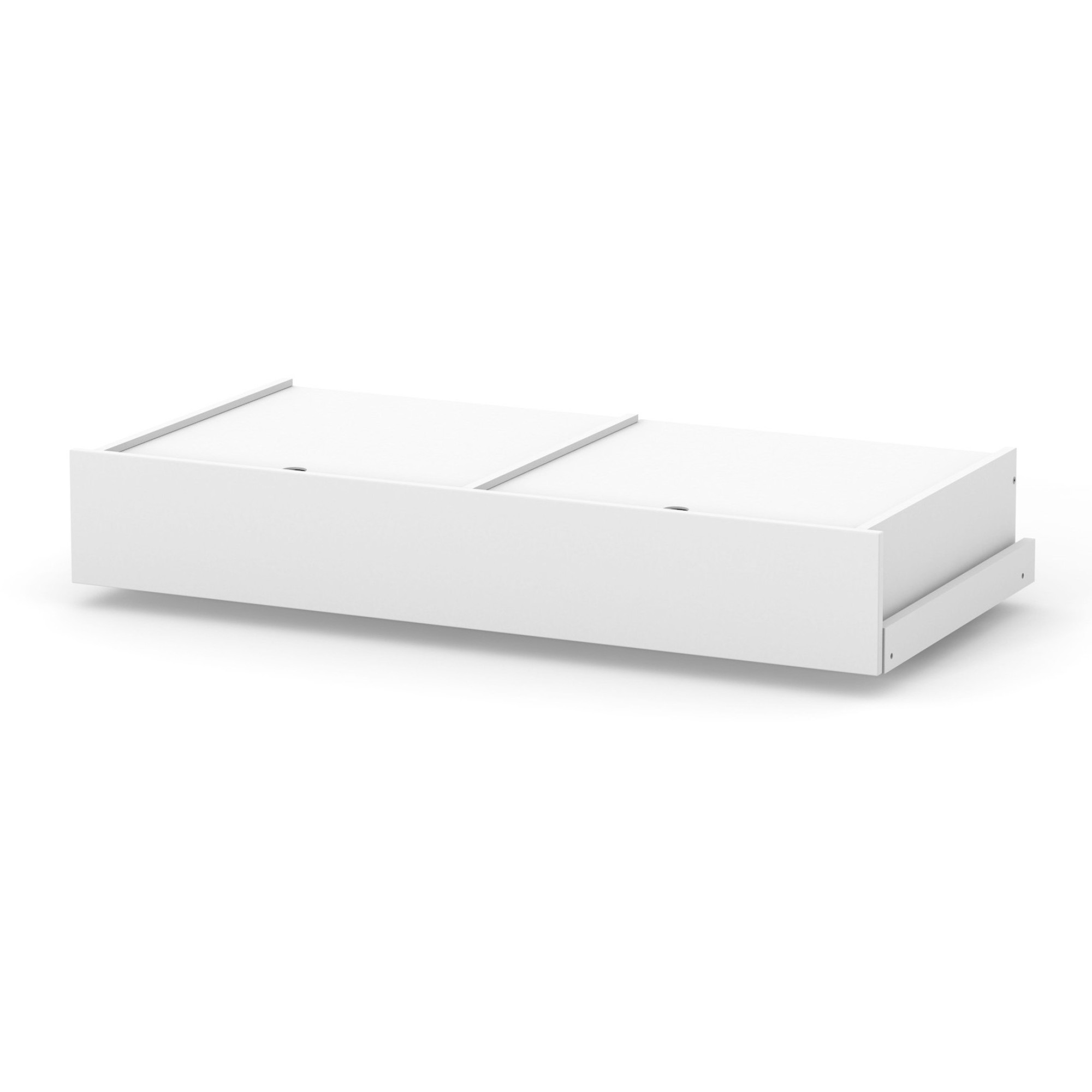 Veres under-cot storage drawer with sliding lids