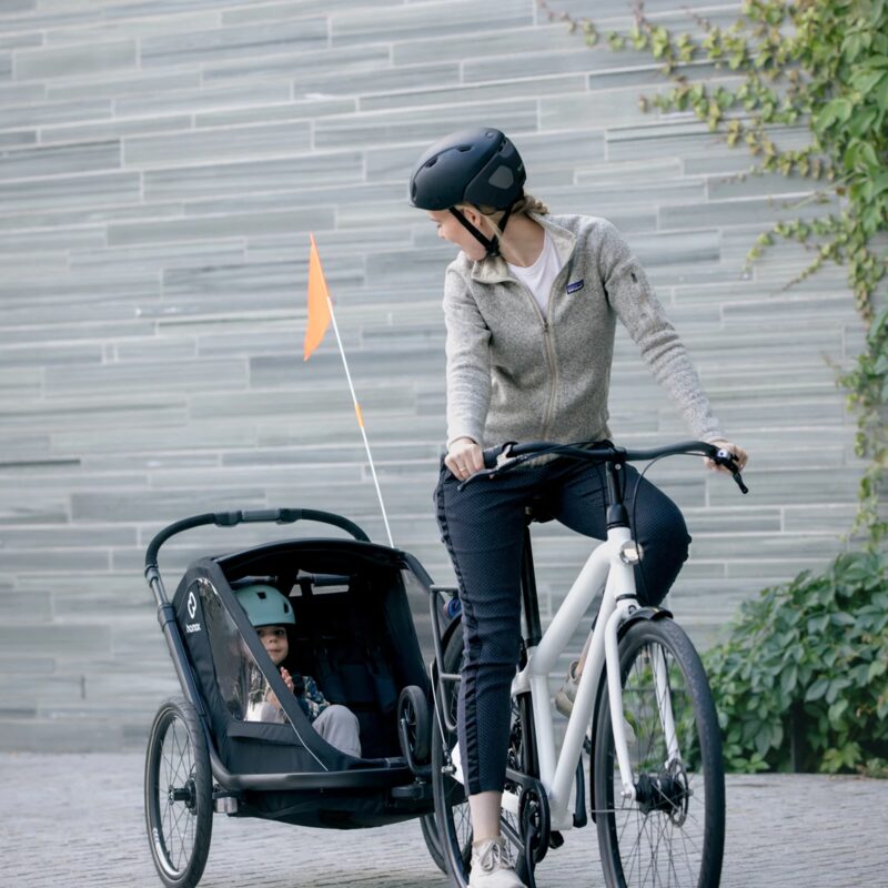 Hamax Breeze tryb przyczepki rowerowej