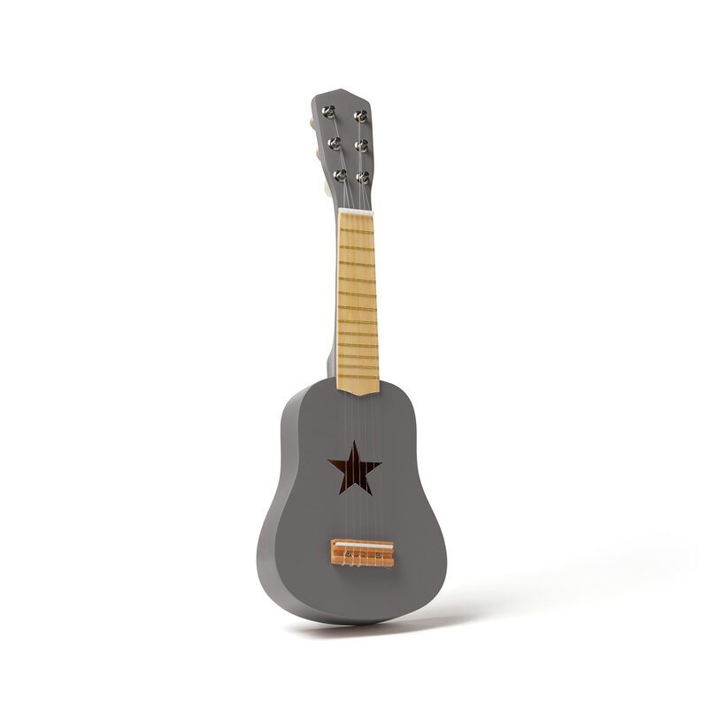 Kids Concept dřevěná kytara dark grey — pohled na produkt