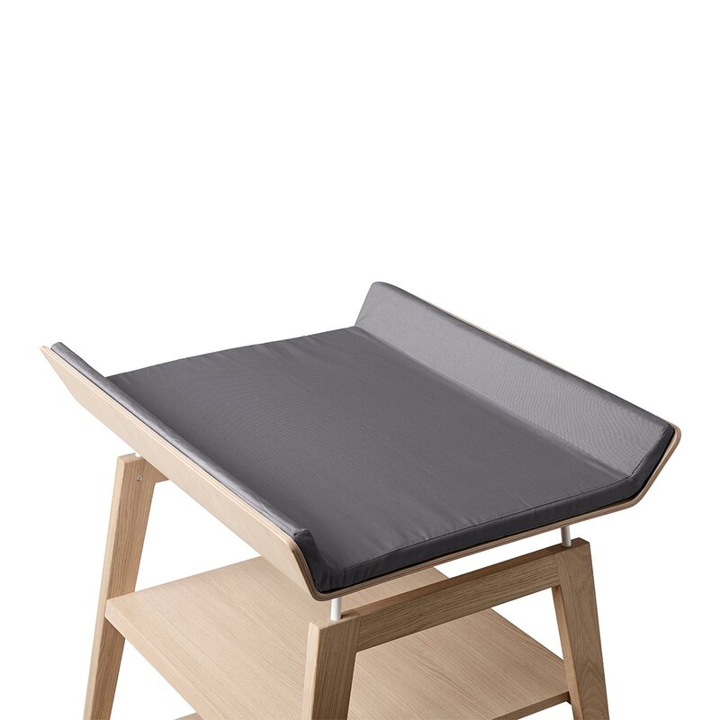 Leander Linea povlak Cool Grey — detail tkaniny a přizpůsobení