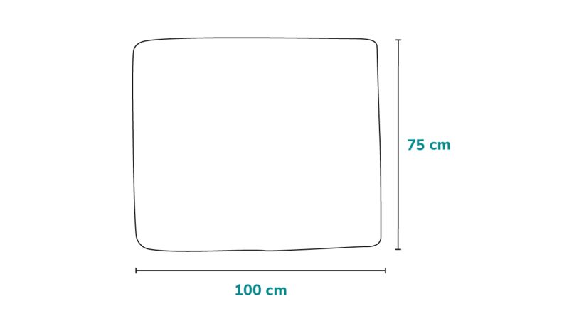 Lionelo Bamboo Blanket — rozměry dečky 100 × 75 cm