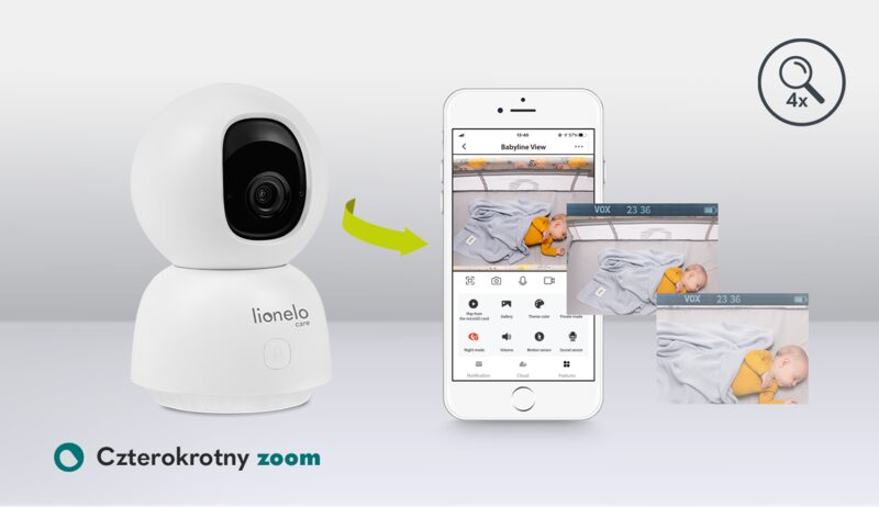 Lionelo Babyline View oboustranná komunikace