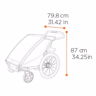 Thule Chariot Sport 2 Double sedačka