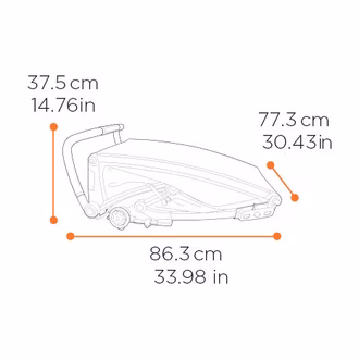 Thule Chariot Sport 2 Double nastavení