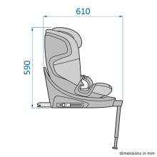Výška autosedačky Maxi-Cosi Emerald 360 S