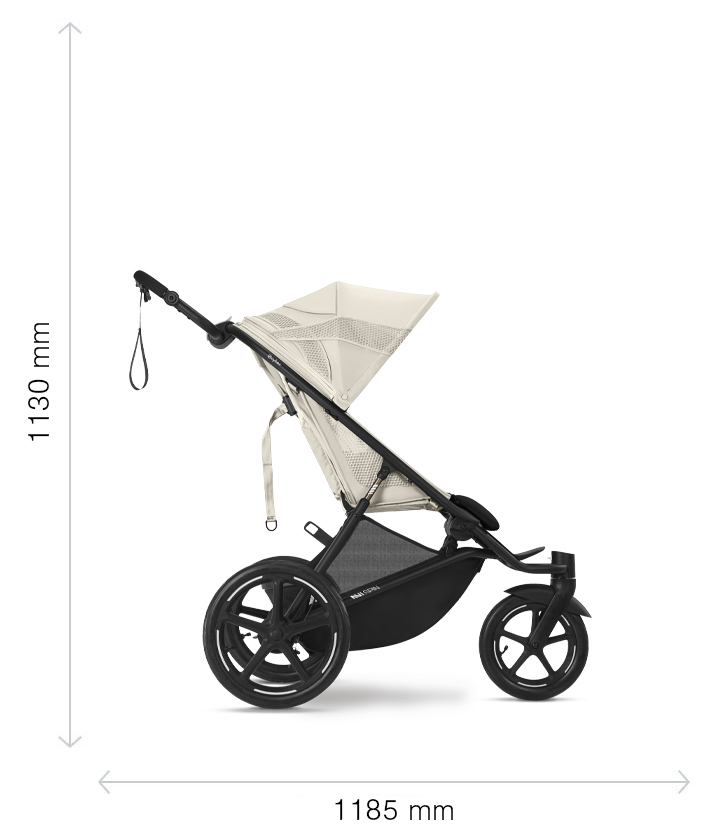 Rozměry Cybex Avi Spin - rozložený