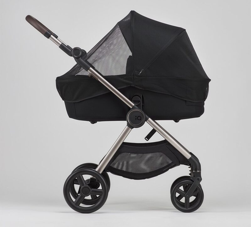 Anex IQ moskytiéra pro korbu — detail montáže a materiálu