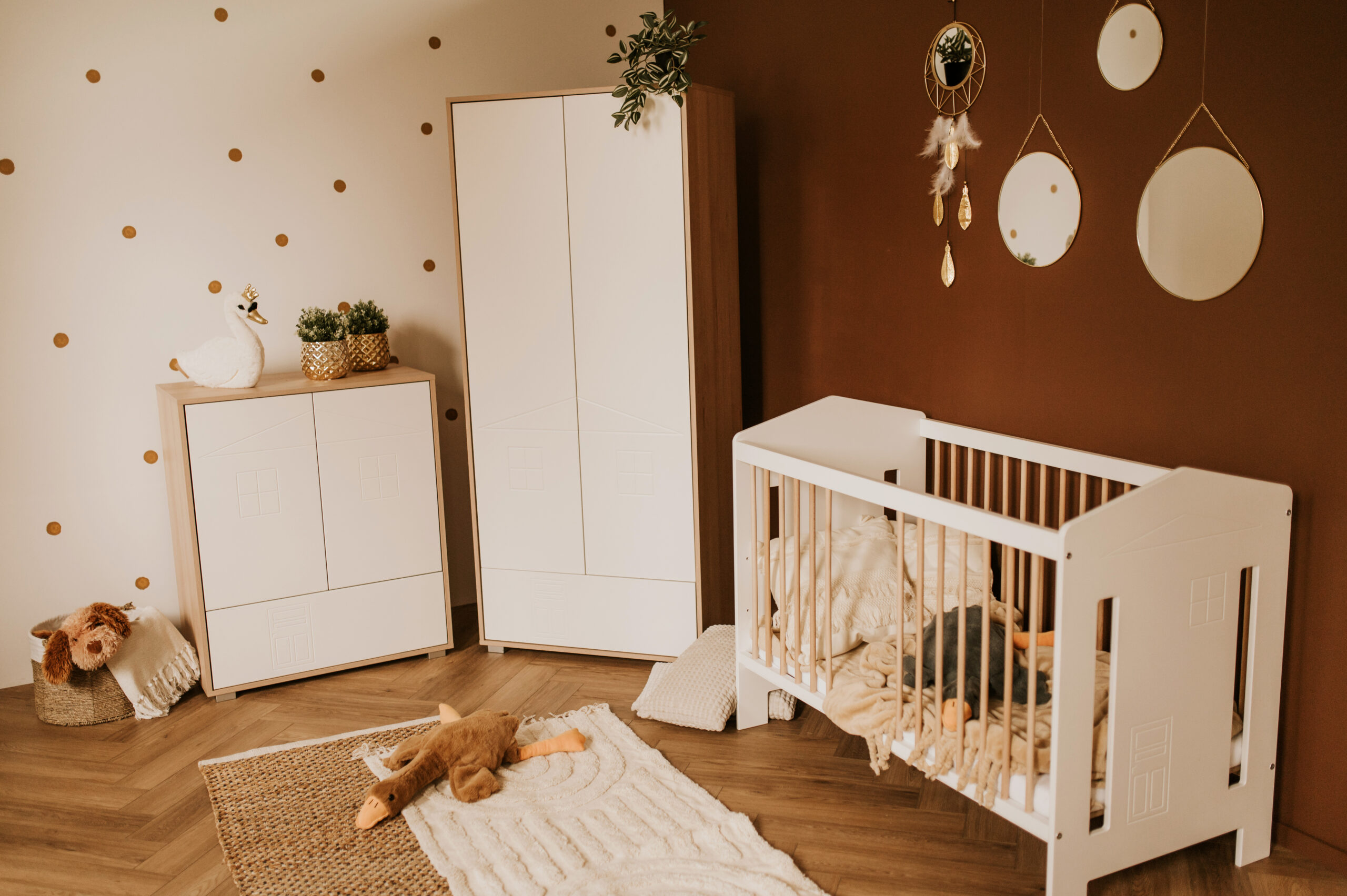 LittleSky by Klupś Ida postýlka 120x60 Bílý