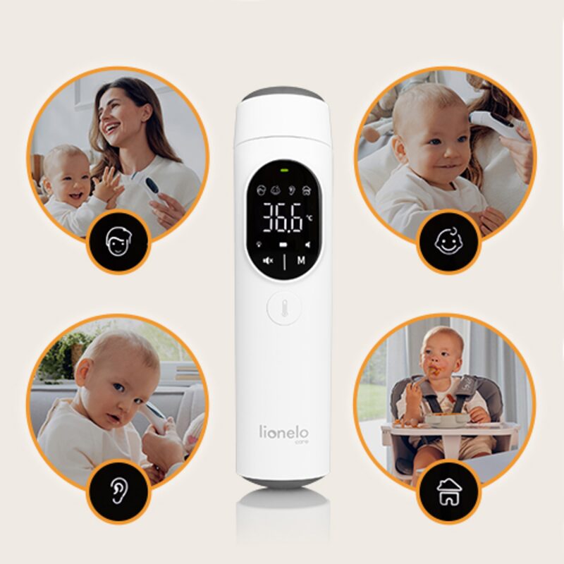 Lionelo Feverscan — 4 režimy měření teploty