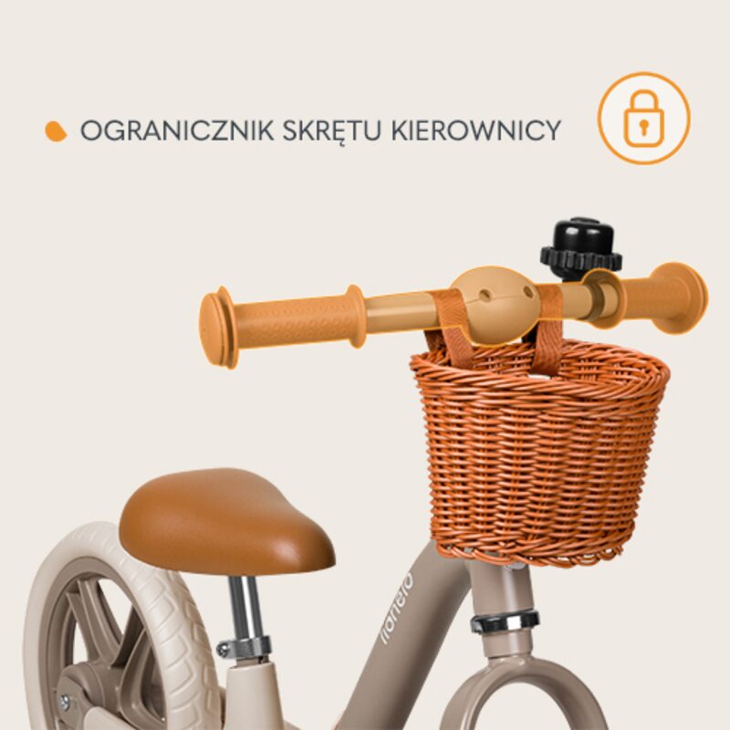 Bezpečný omezovač natočení řídítek