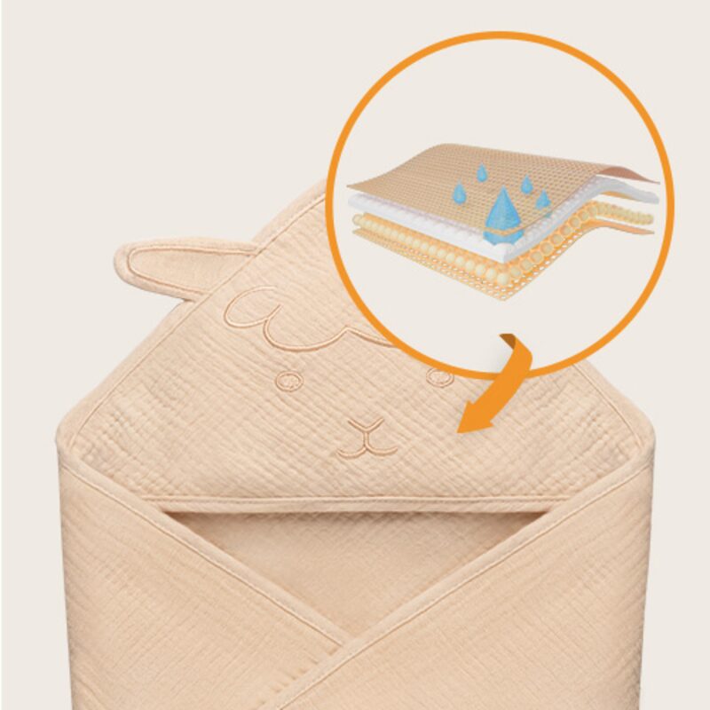Lionelo Muslin Hooded Towel — výborná savost