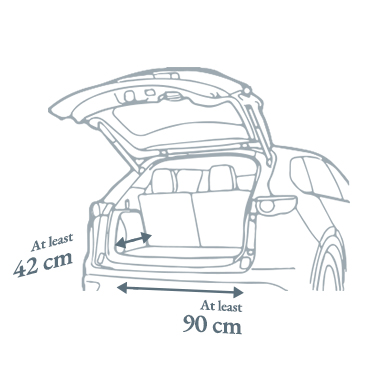Inglesina Aptica XT in Car Boot
