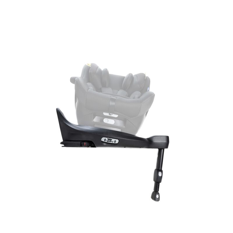 Graco SnugTurn with SnugGo car seat rotated towards the door