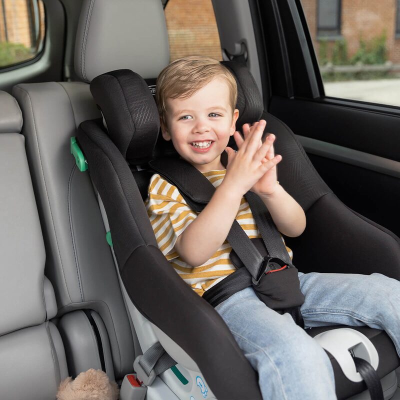 Graco Extend LX R129 autosedačka 2v1 čelem ve směru jízdy s dítětem