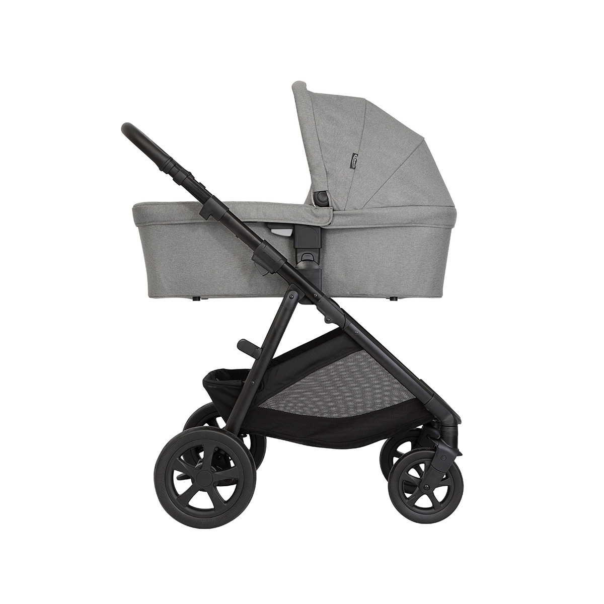 Graco Near2Me DLX Trio - boční pohled s korbou