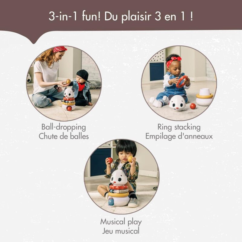 Tiny Love Tiny Rockers Panda — educational features and play modes