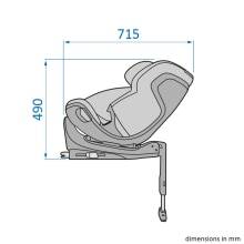 Maxi-Cosi Emerald 360 Pro – vnější rozměry