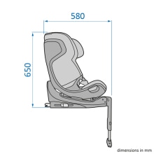 Maxi-Cosi Emerald 360 Pro – vnější rozměry