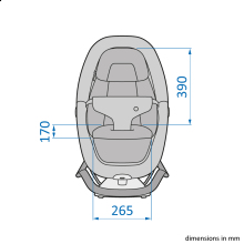 Maxi-Cosi Dove Pro – długość podstawy
