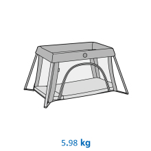Maxi-Cosi Calao Light – rozměry postýlky