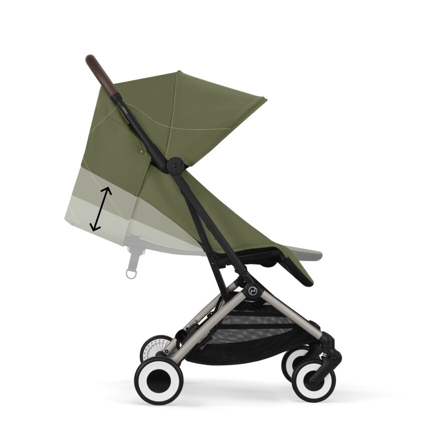 Cybex Orfeo - ergonomická poloha na ležení