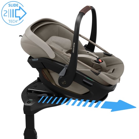 Maxi-Cosi Coral Slide Pro s bazi Slide Pro technologie SLIDETECH®2