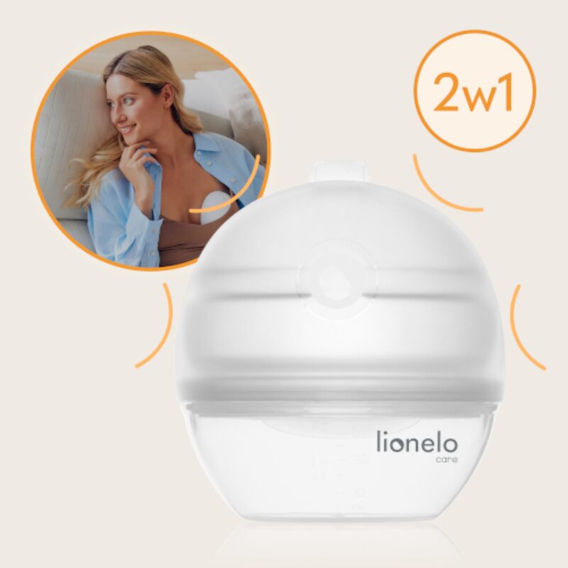 Lionelo Milky 2v1 — sběrač mléka při použití