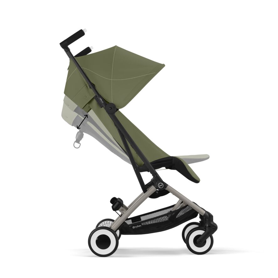 Cybex Libelle – regulace opěradla a podnožky