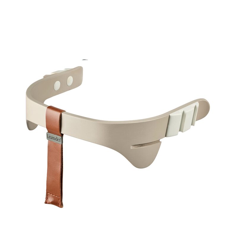 Leander safety bar beech Cappuccino for Classic and Louie high chairs