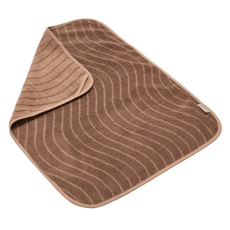 Leander podkład Woodland Clay - detale splotu frotte