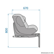 Maxi-Cosi Mica 360 S external dimensions 1